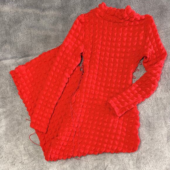 other Dresses & Skirts - Red Ruched Long Sleeve Cut Out Maxi Dres